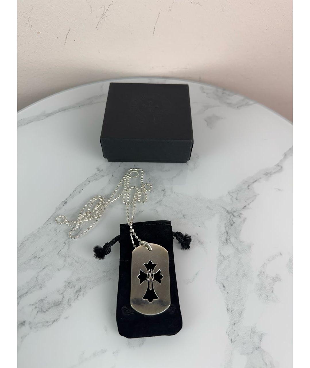CHROME HEARTS Серебряная серебряная цепочка/подвеска, фото 3