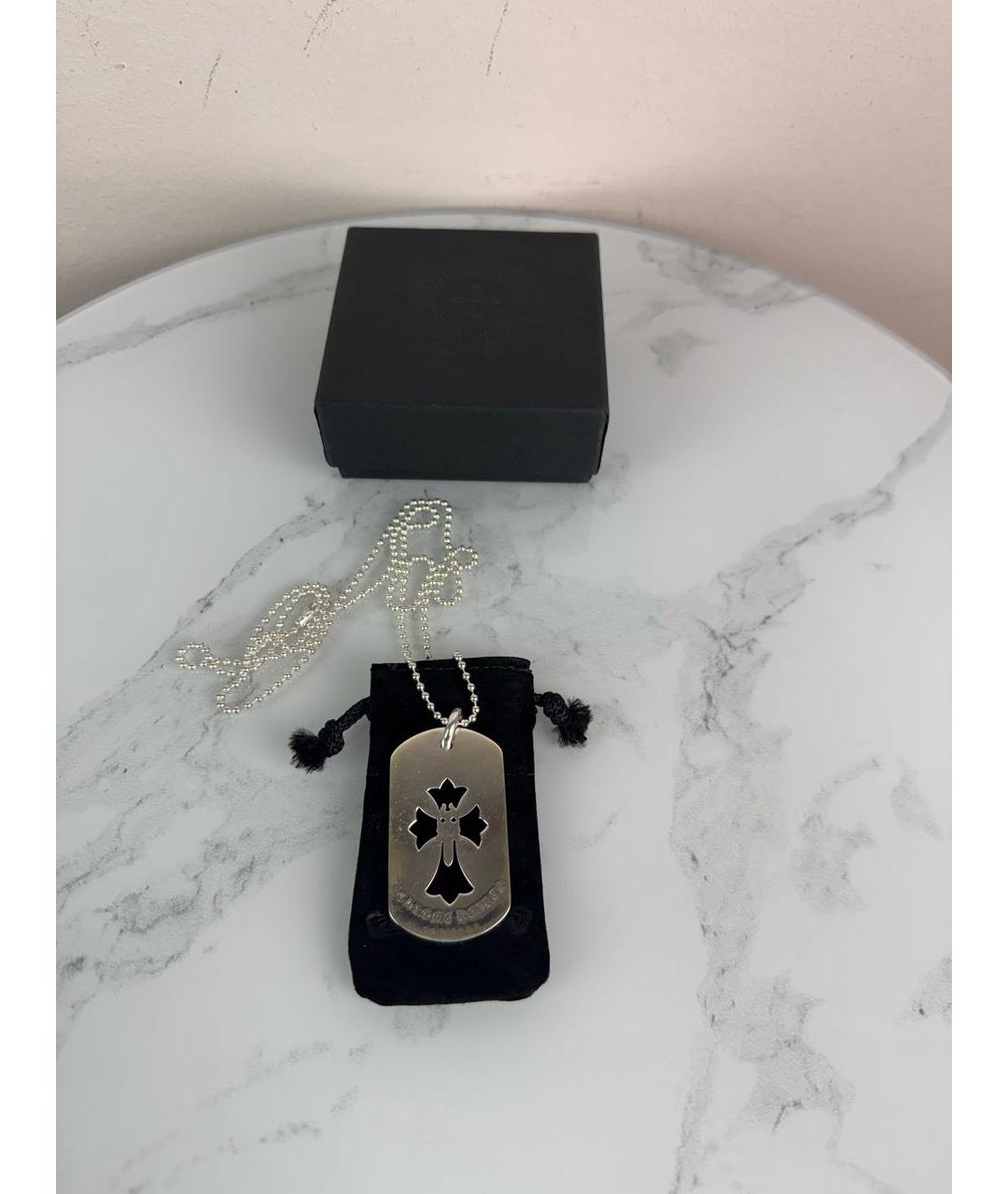 CHROME HEARTS Серебряная серебряная цепочка/подвеска, фото 5