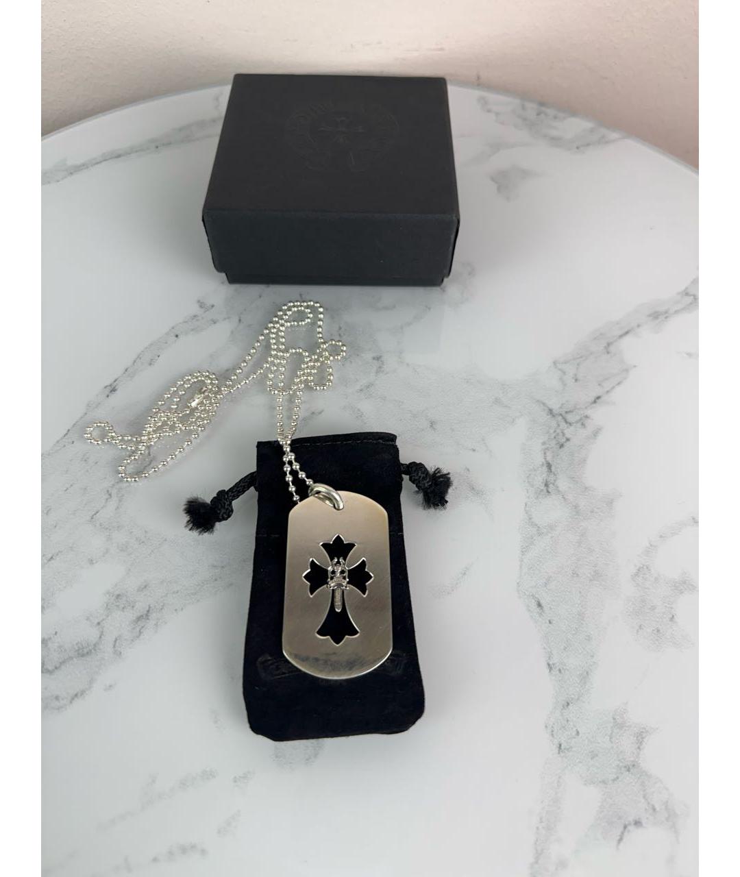 CHROME HEARTS Серебряная серебряная цепочка/подвеска, фото 4