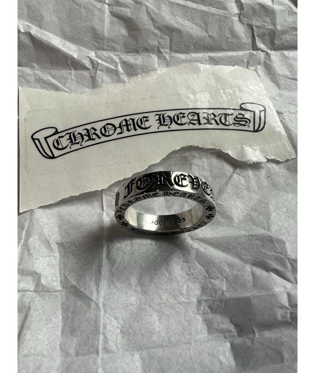 CHROME HEARTS Серебряное серебряное кольцо, фото 2