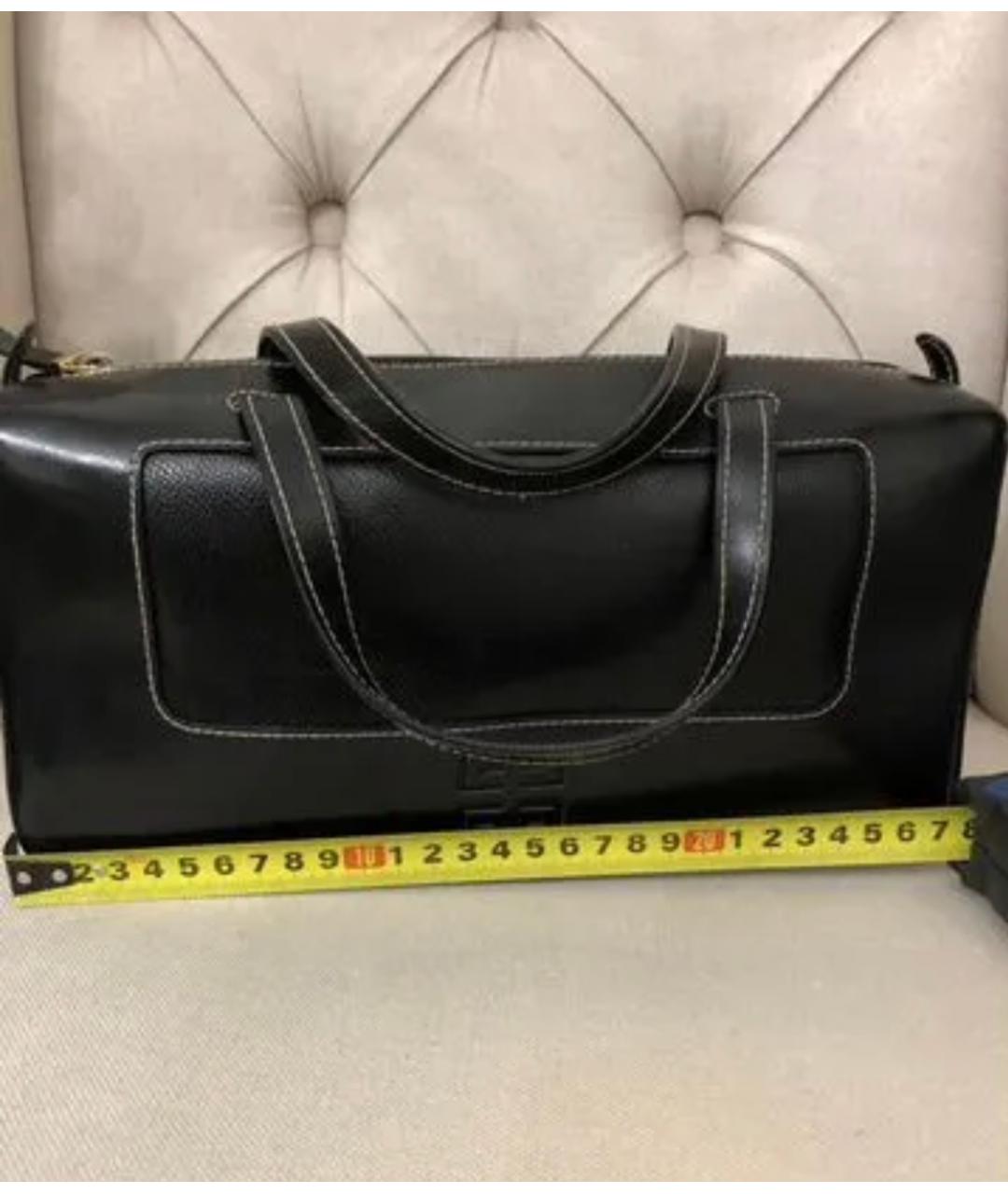 GIVENCHY Черная кожаная сумка с короткими ручками, фото 4