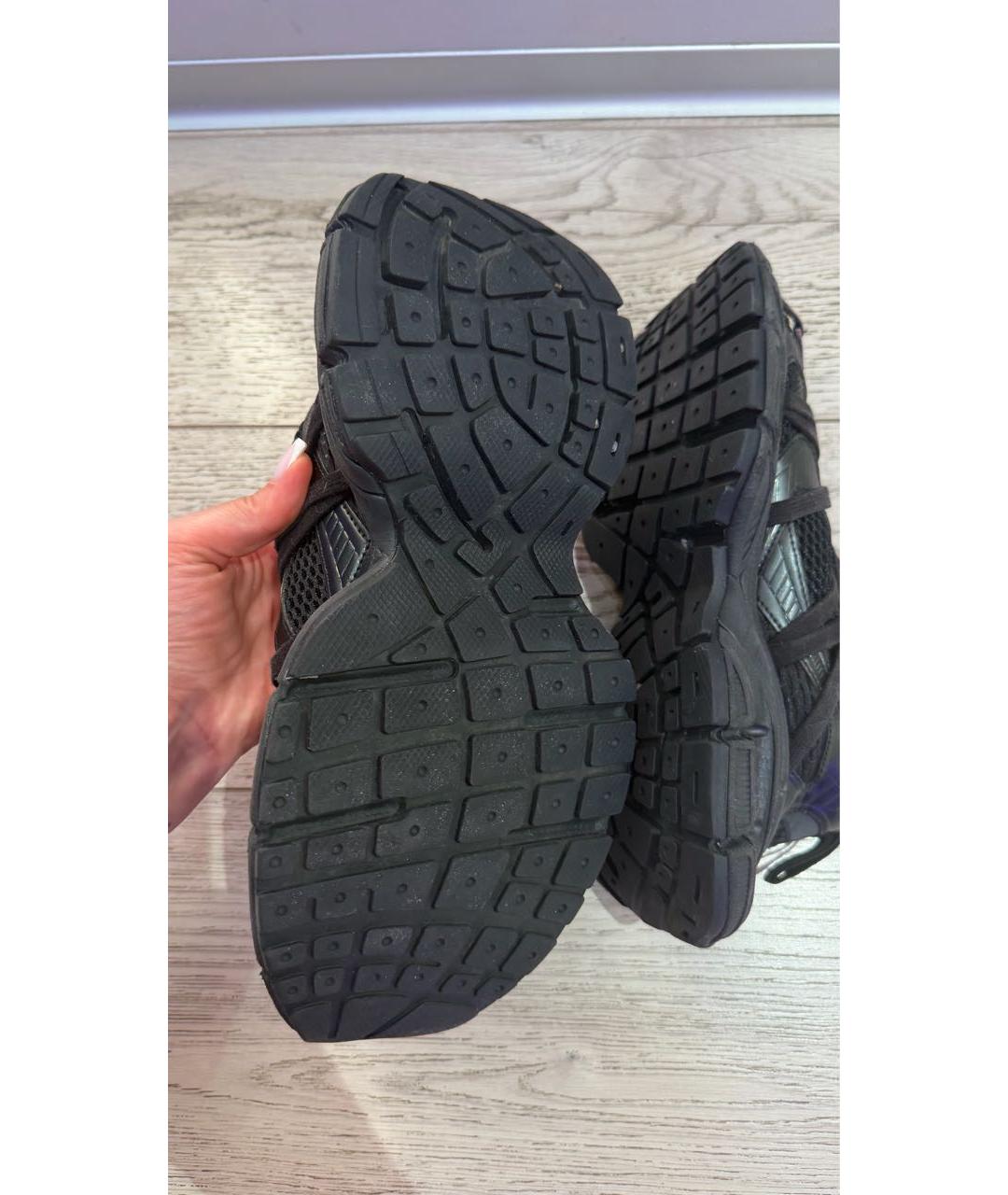 BALENCIAGA Черные текстильные кроссовки, фото 4