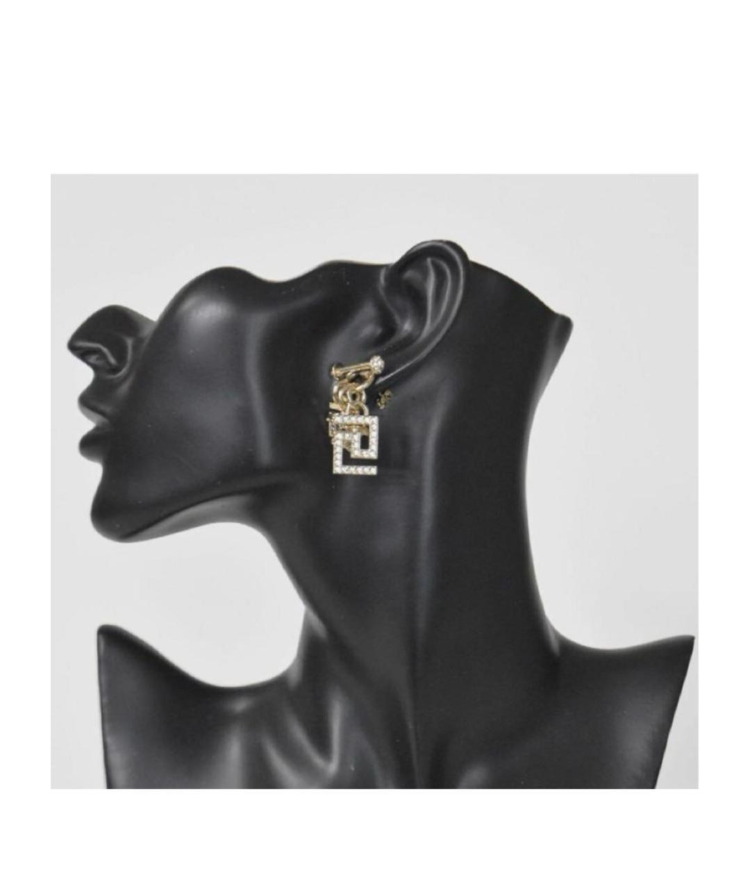 VERSACE Золотые серьги, фото 4