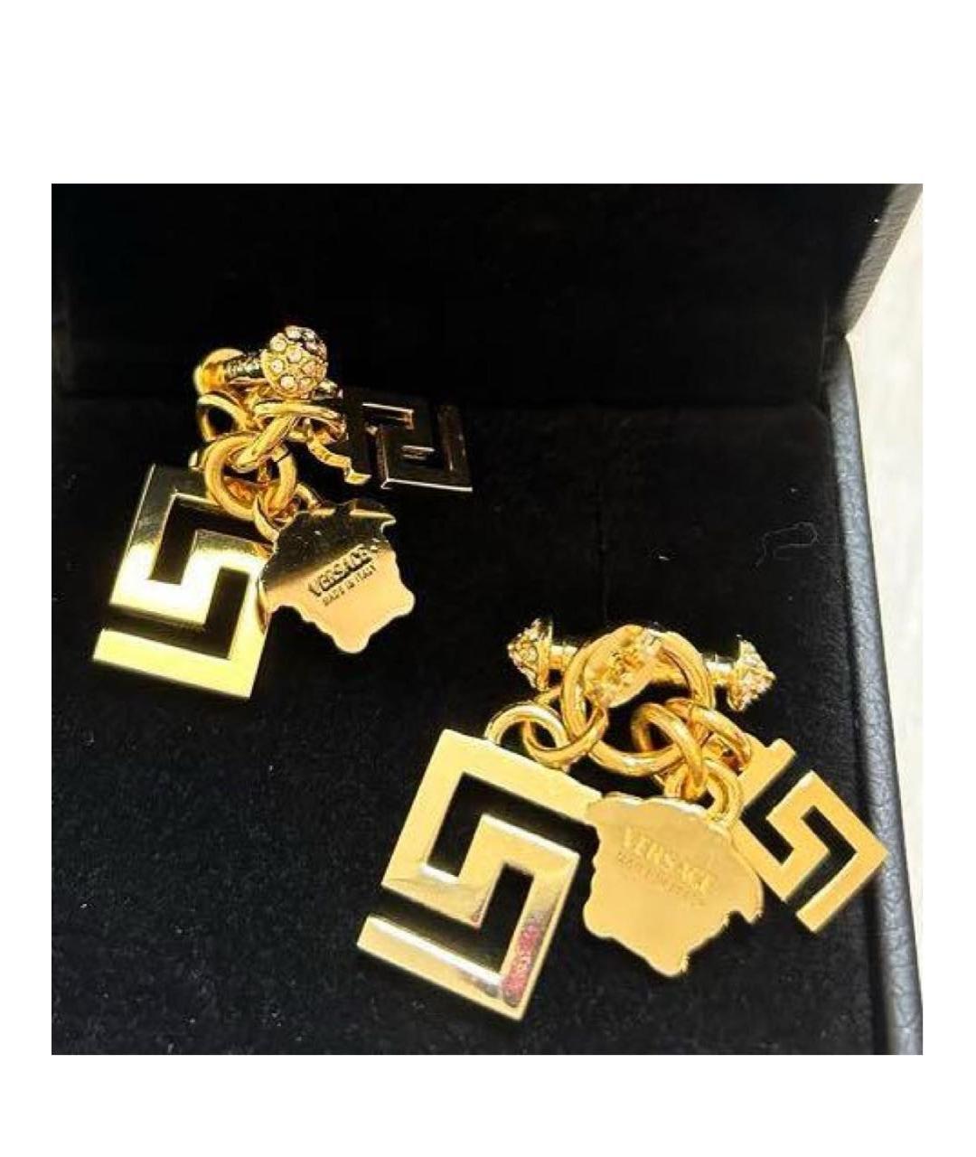 VERSACE Золотые серьги, фото 2