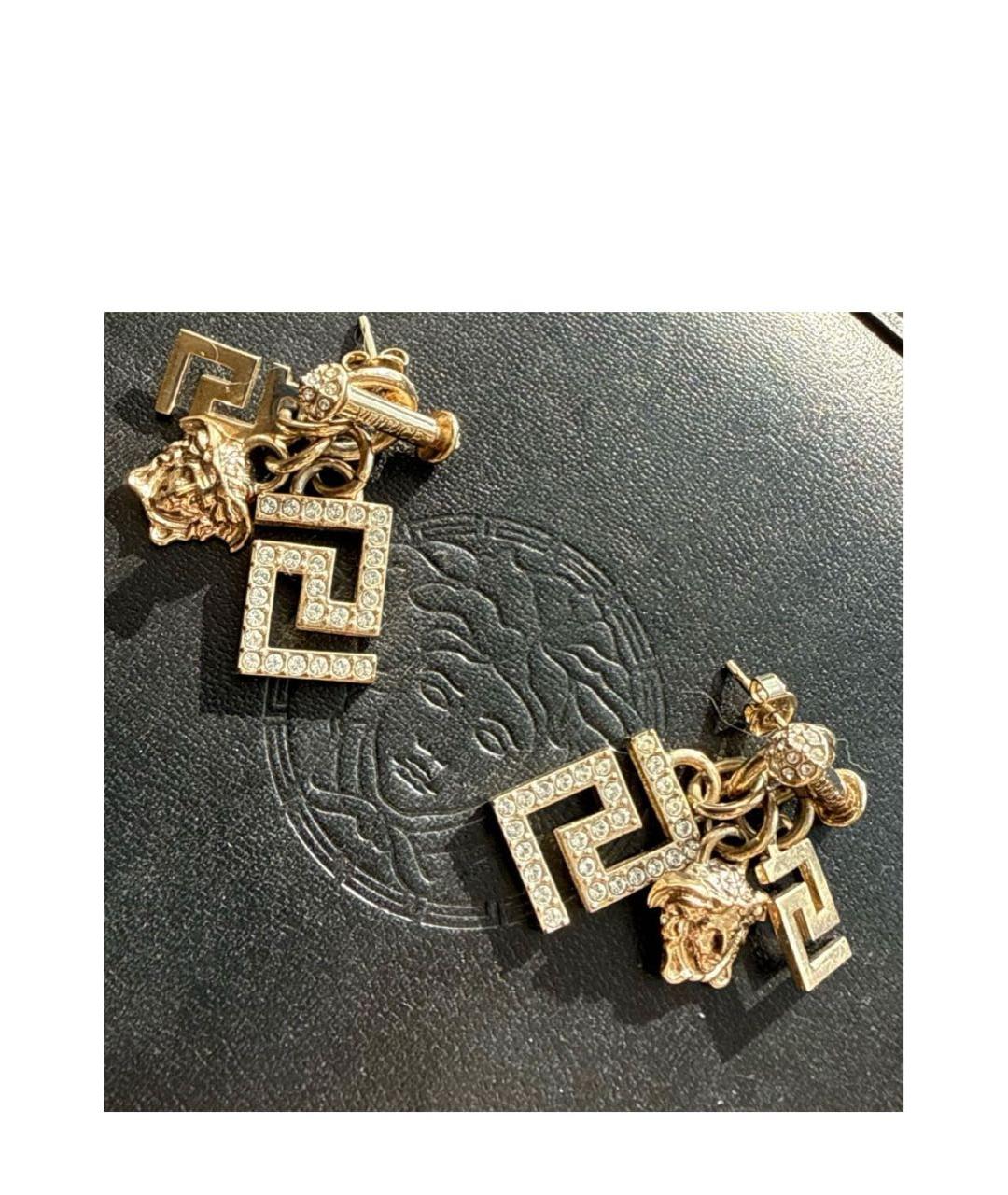 VERSACE Золотые серьги, фото 3