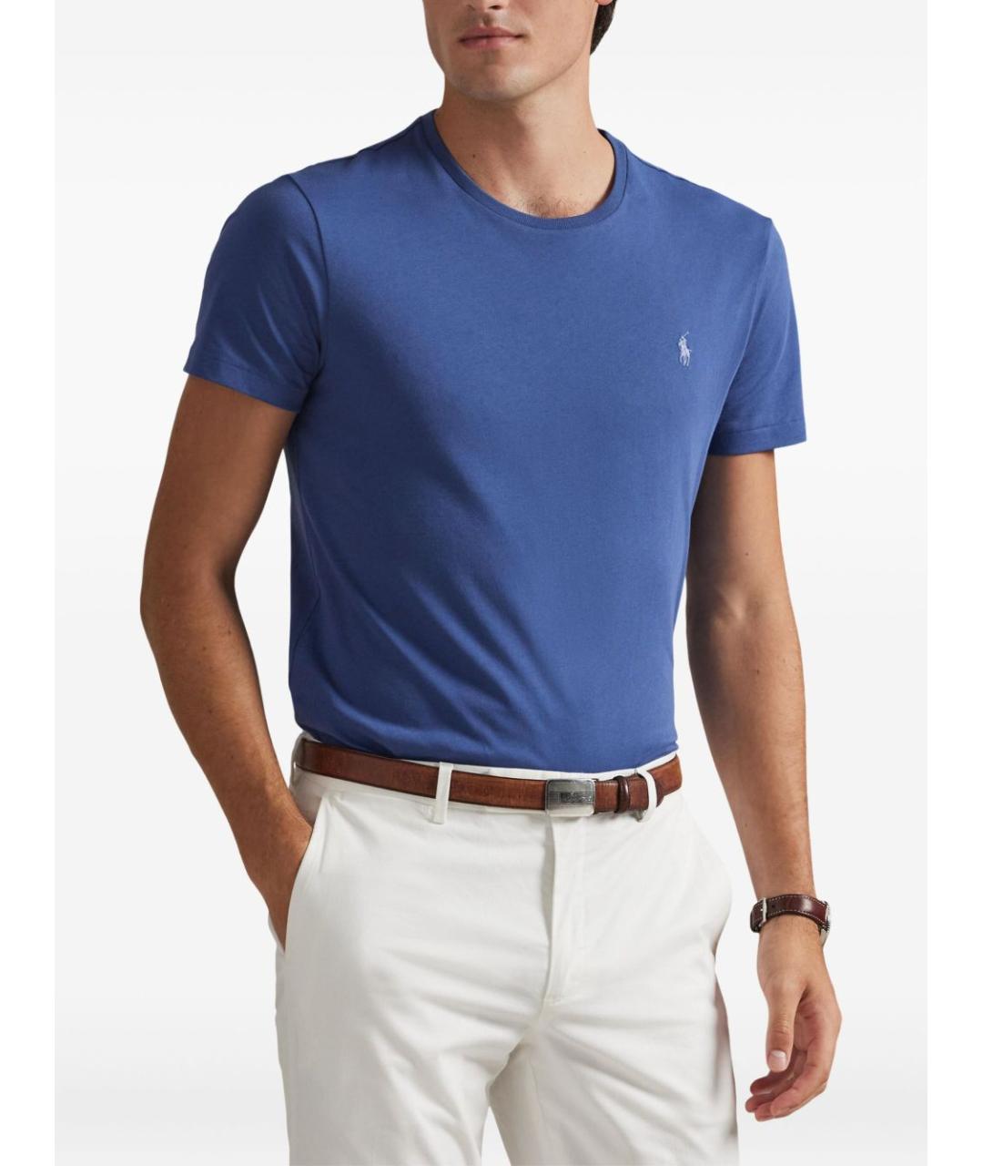 POLO RALPH LAUREN Синяя футболка, фото 3