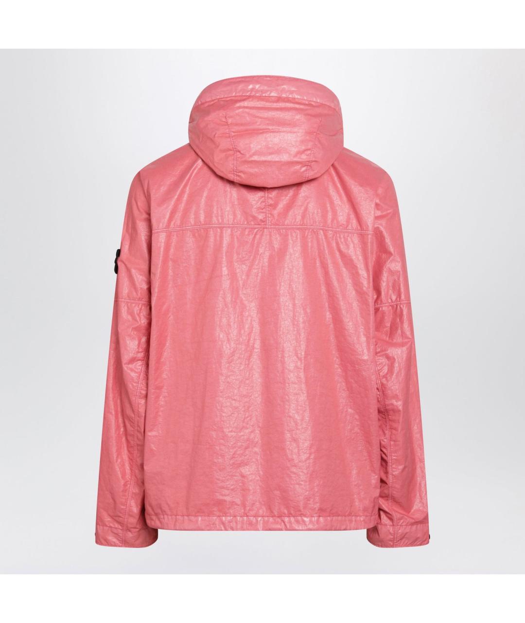 STONE ISLAND Розовая полиамидовая куртка, фото 2