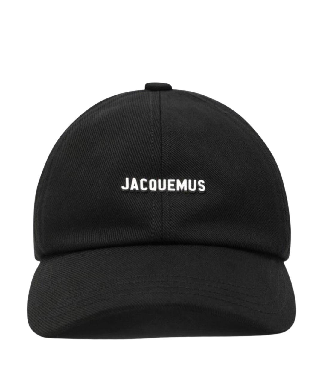 JACQUEMUS Черная хлопковая кепка/бейсболка, фото 1