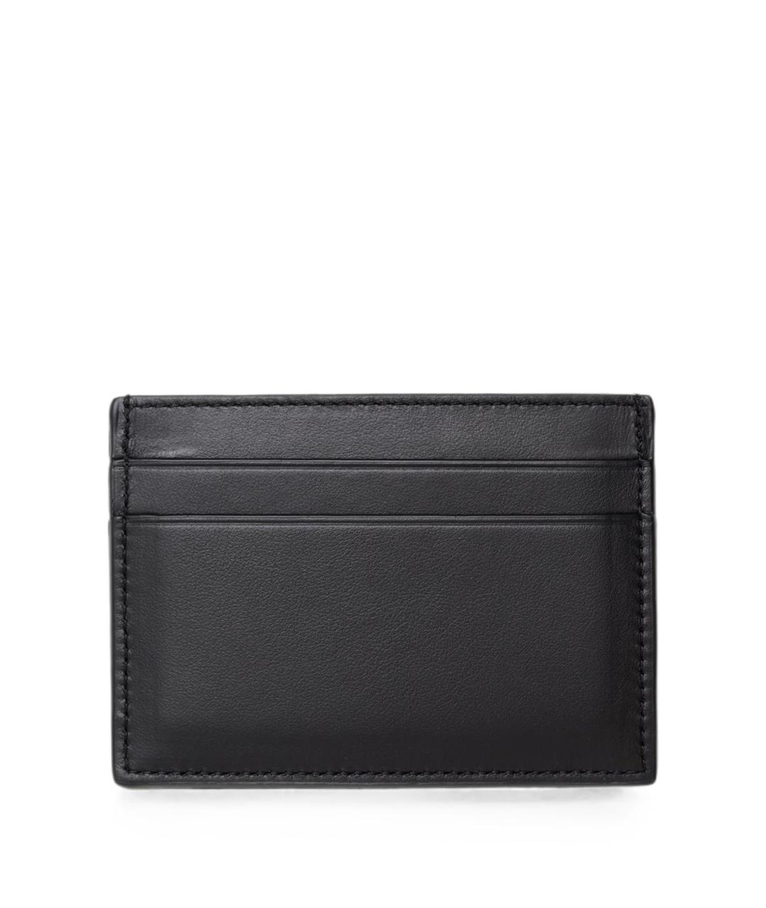 LOEWE Черный кожаный кардхолдер, фото 2
