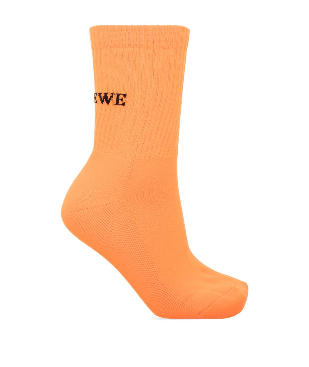 LOEWE Оранжевое носки, чулки и колготы, фото 1