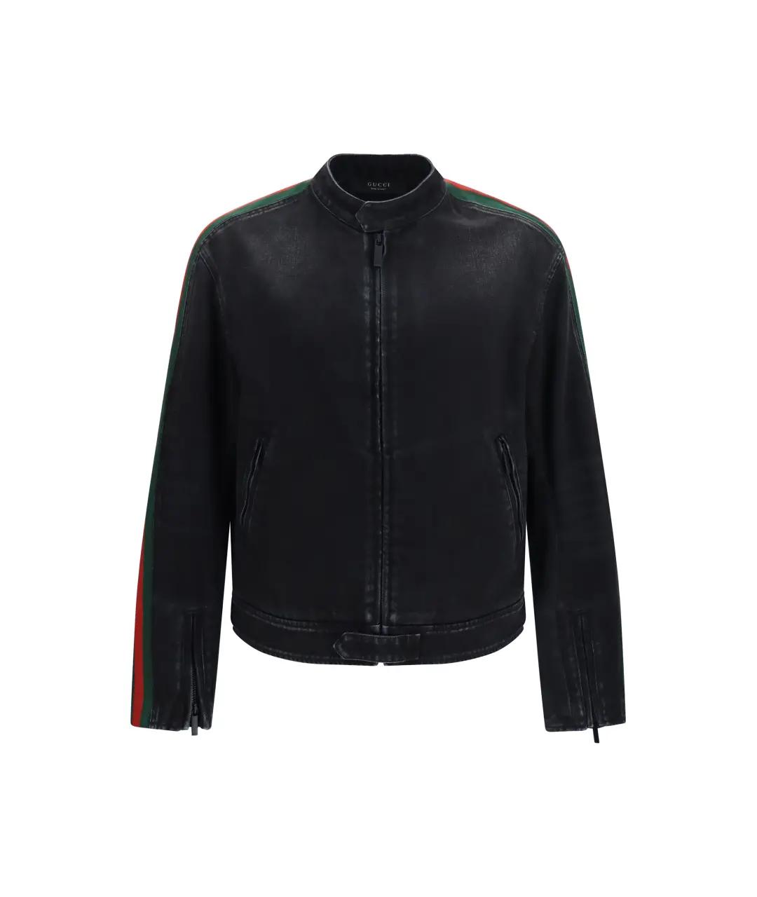 GUCCI Черная хлопковая куртка, фото 1