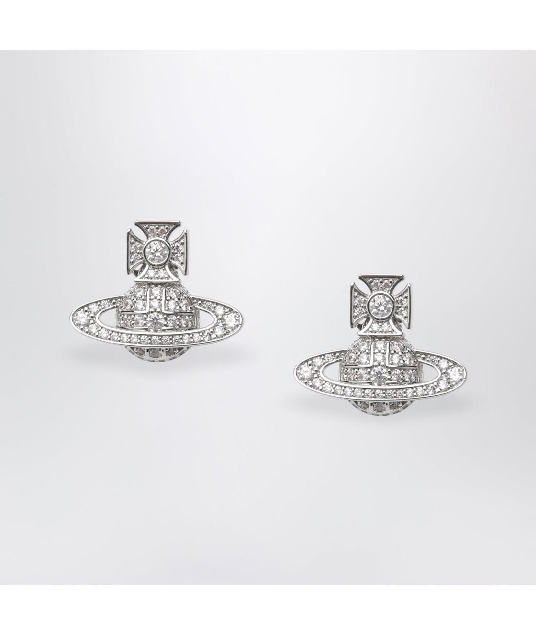 VIVIENNE WESTWOOD Серые серьги, фото 3