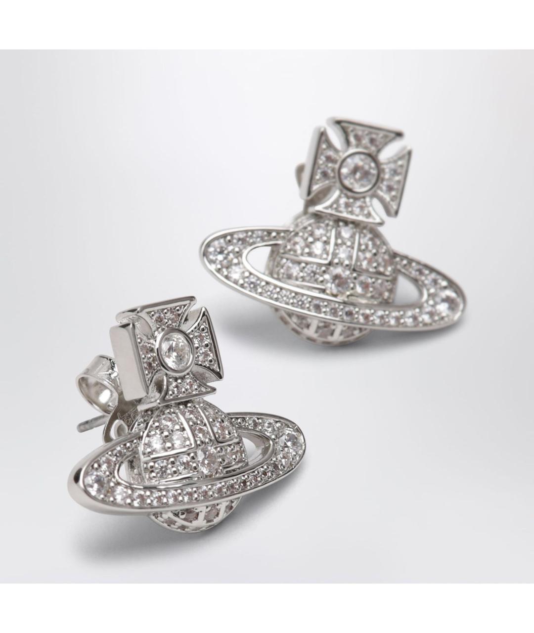VIVIENNE WESTWOOD Серые серьги, фото 2