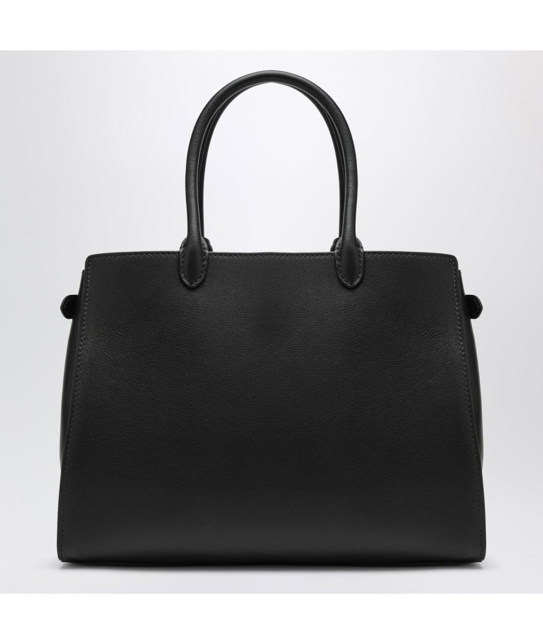 PRADA Черная кожаная сумка тоут, фото 2