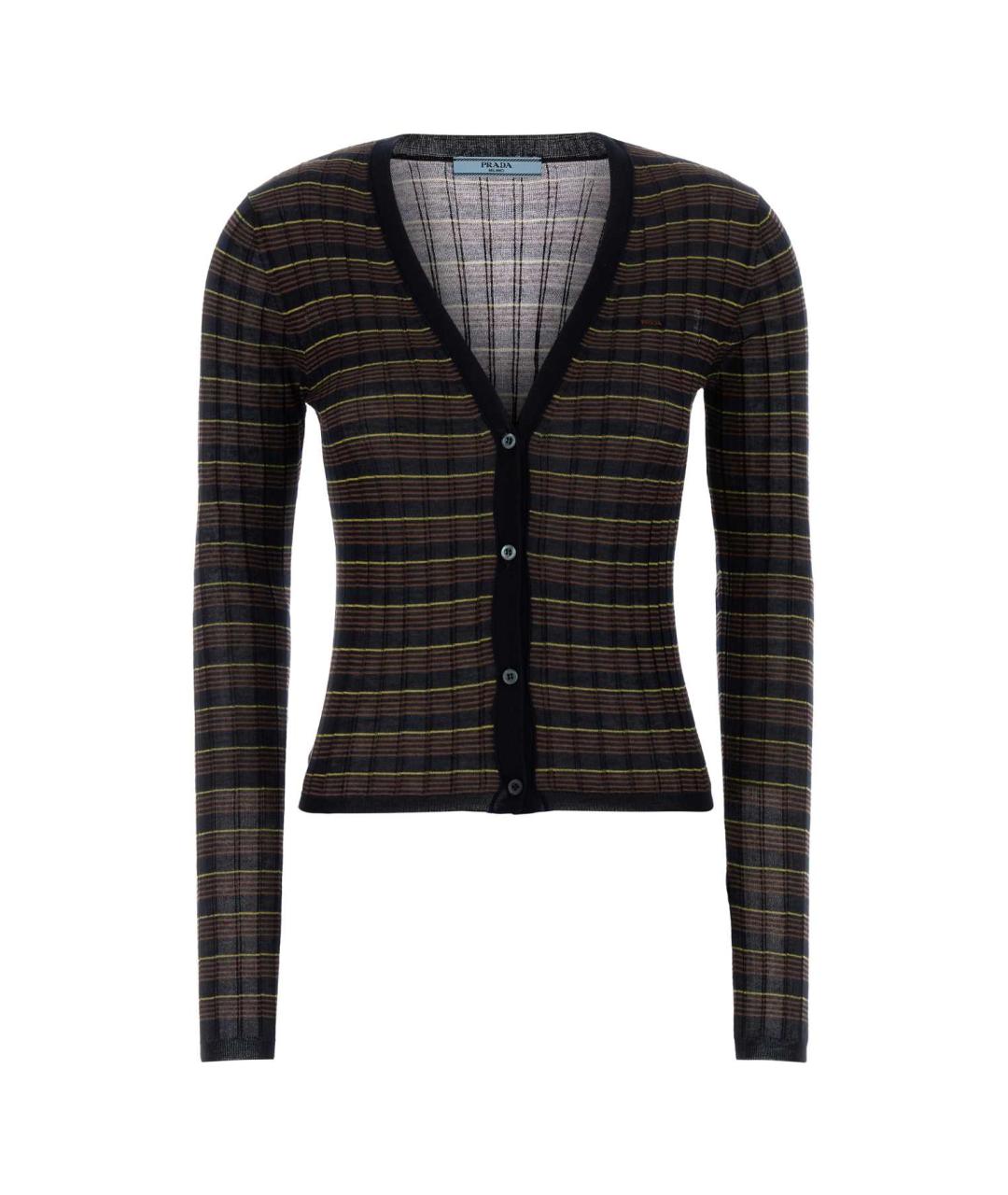 PRADA Мульти кашемировый кардиган, фото 1