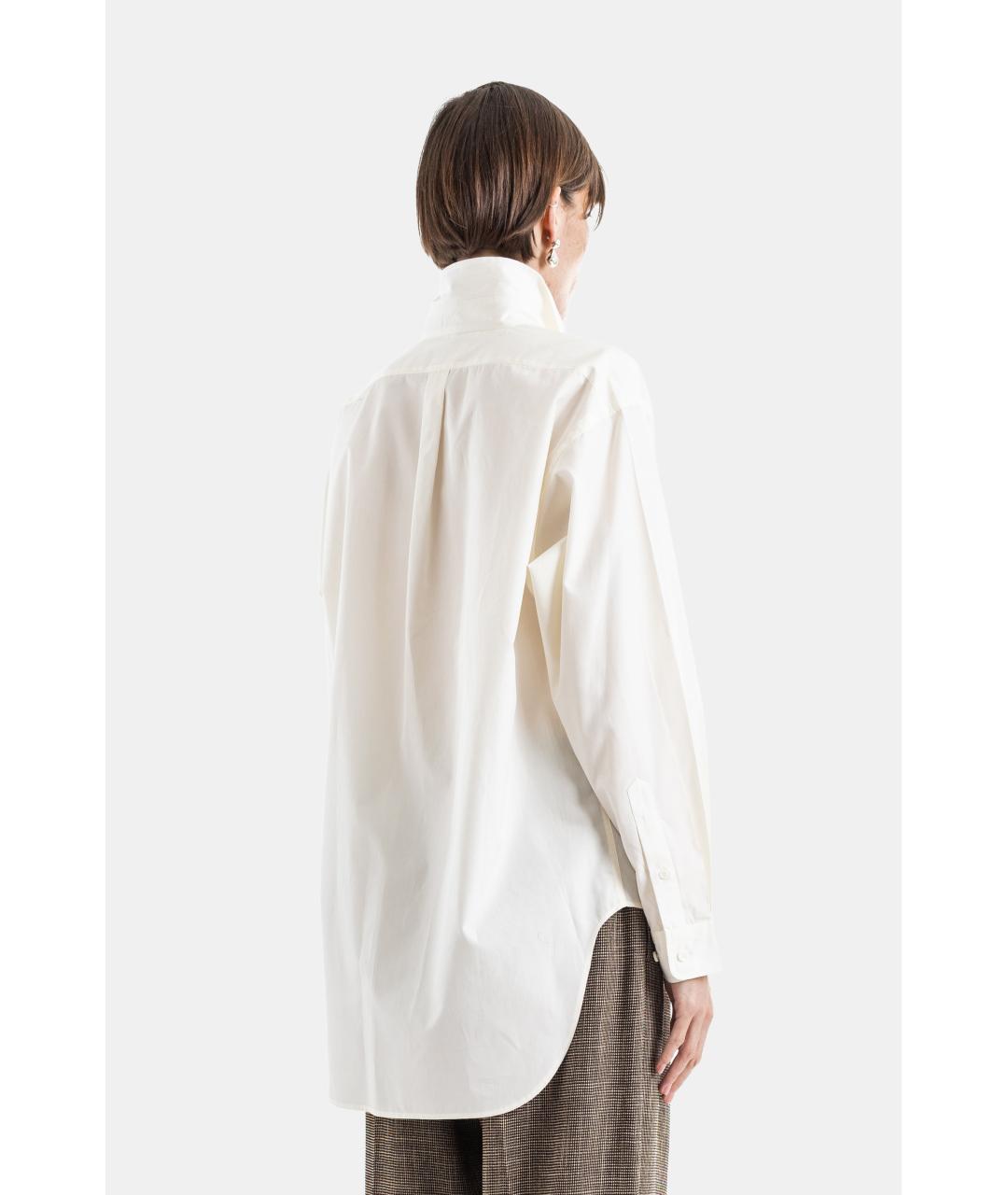 PHOEBE PHILO Белая хлопковая рубашка, фото 4