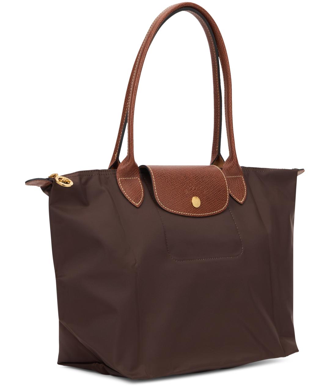LONGCHAMP Коричневая нейлоновая сумка тоут, фото 3