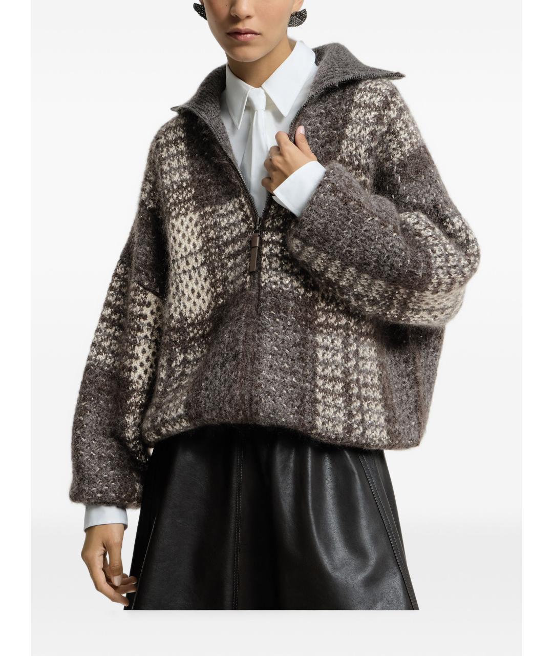 BRUNELLO CUCINELLI Мульти шерстяная куртка, фото 4