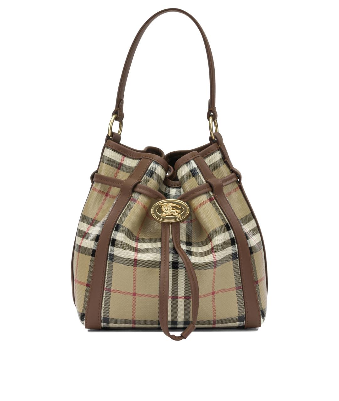 BURBERRY Бежевая канва сумка тоут, фото 1