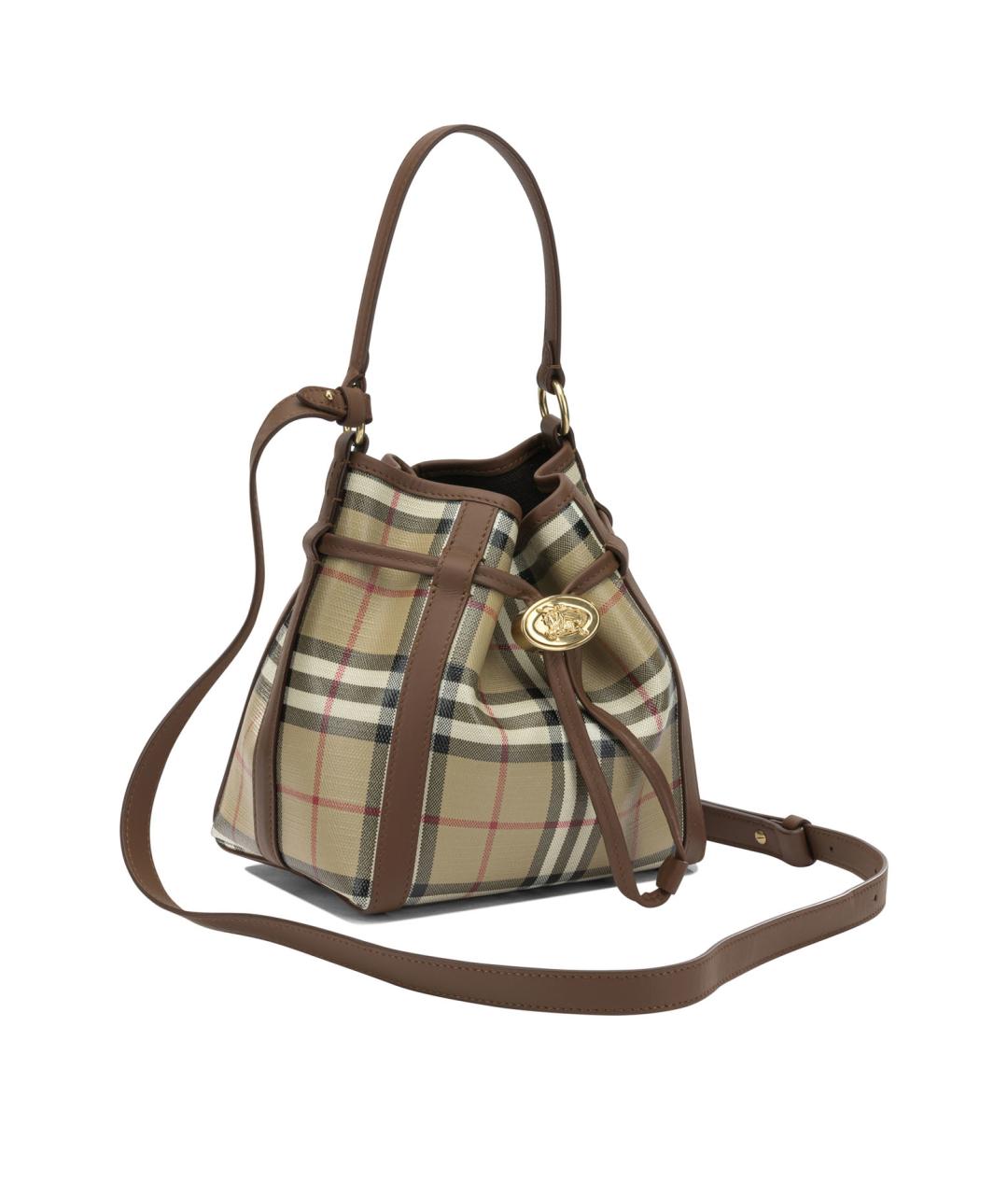 BURBERRY Бежевая канва сумка тоут, фото 2