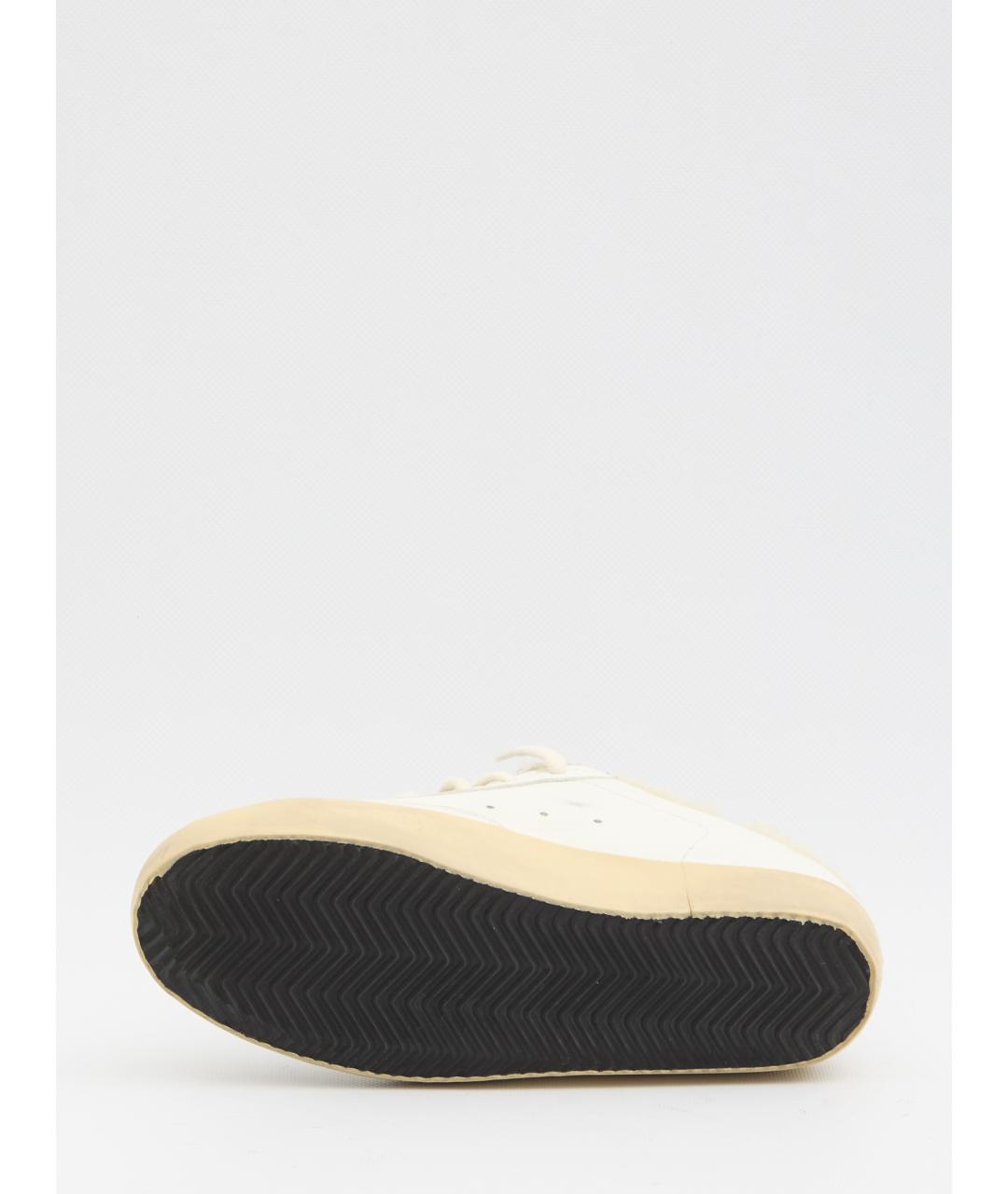 GOLDEN GOOSE Белые кожаные кеды, фото 4