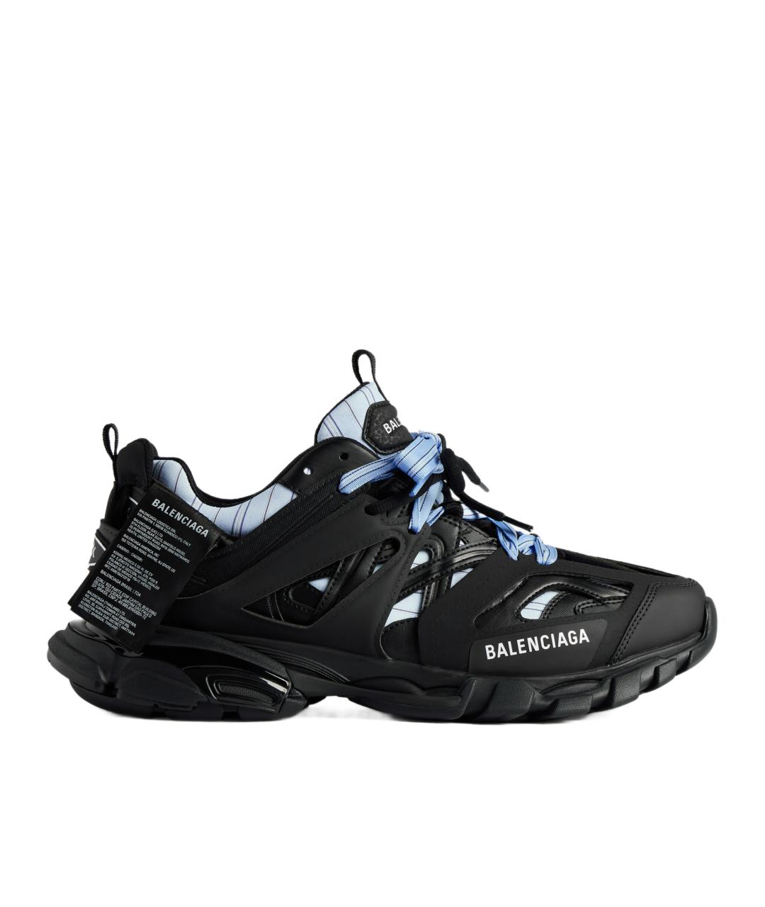BALENCIAGA Черные синтетические низкие кроссовки / кеды, фото 1