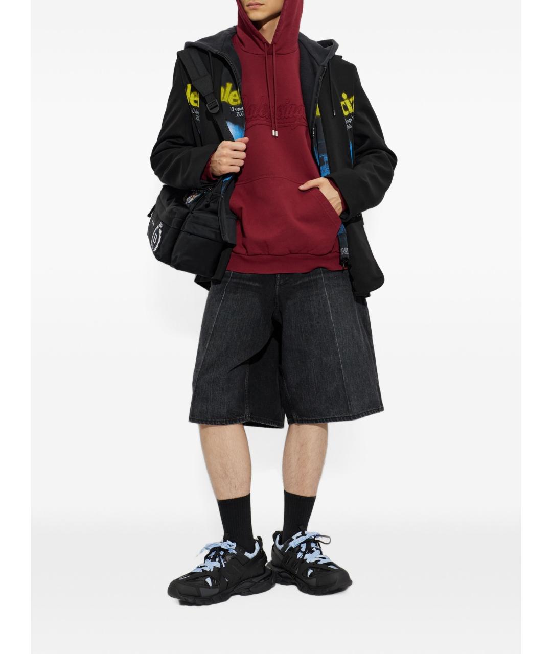 BALENCIAGA Черные хлопковые шорты, фото 3