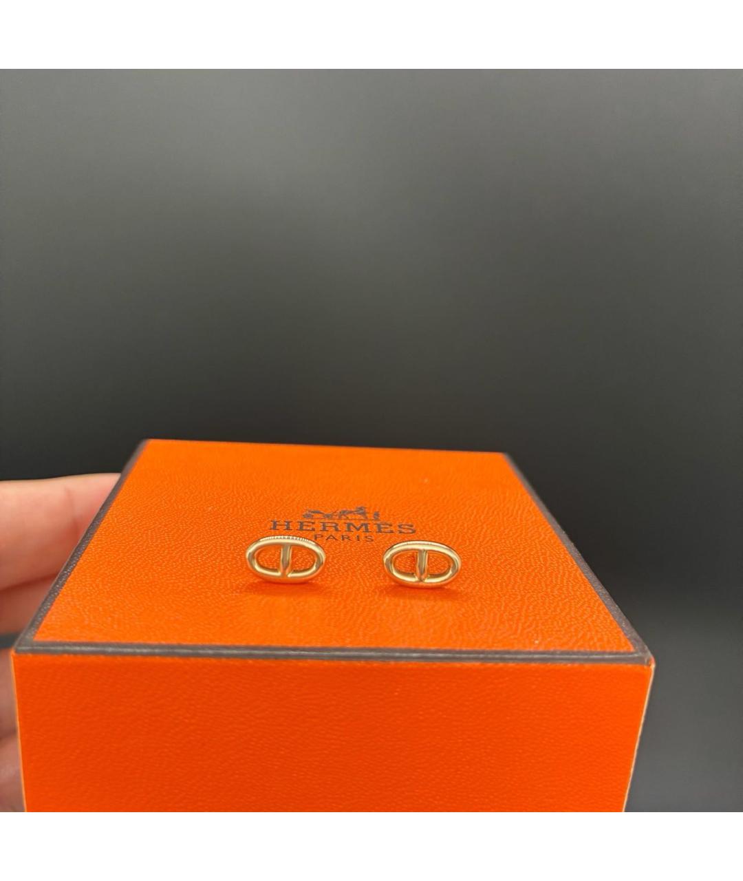 HERMES Золотые серьги из розового золота, фото 4