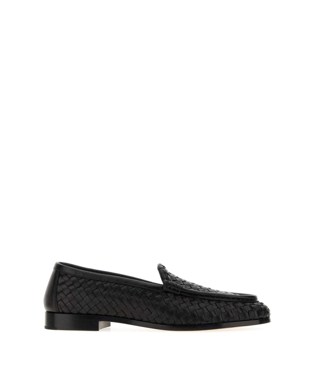 BOTTEGA VENETA Черные кожаные лоферы, фото 3