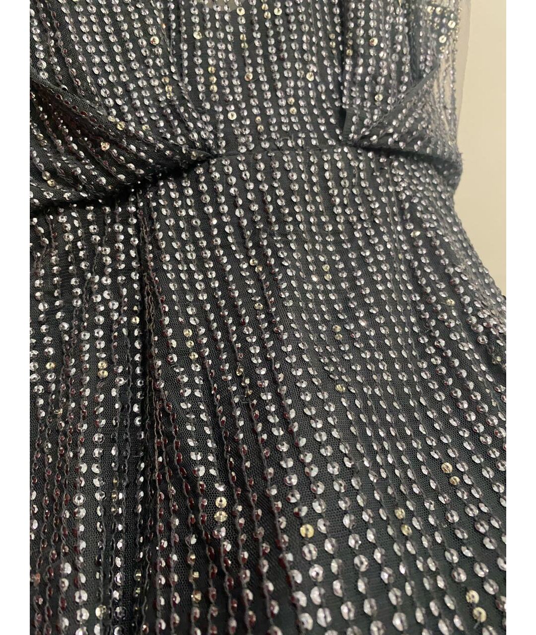 JENNY PACKHAM Серое полиэстеровое коктейльное платье, фото 4