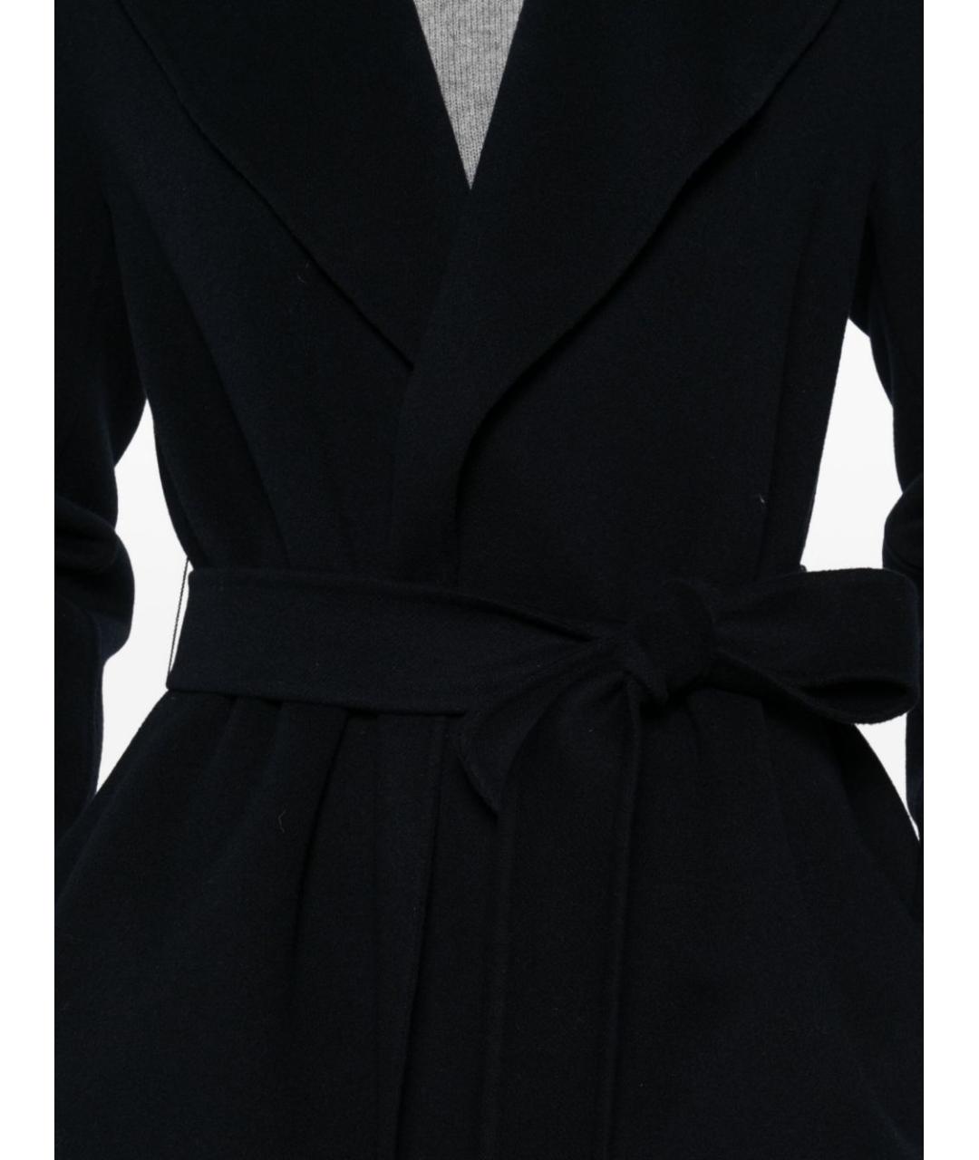 'S MAX MARA Темно-синее шерстяное пальто, фото 3
