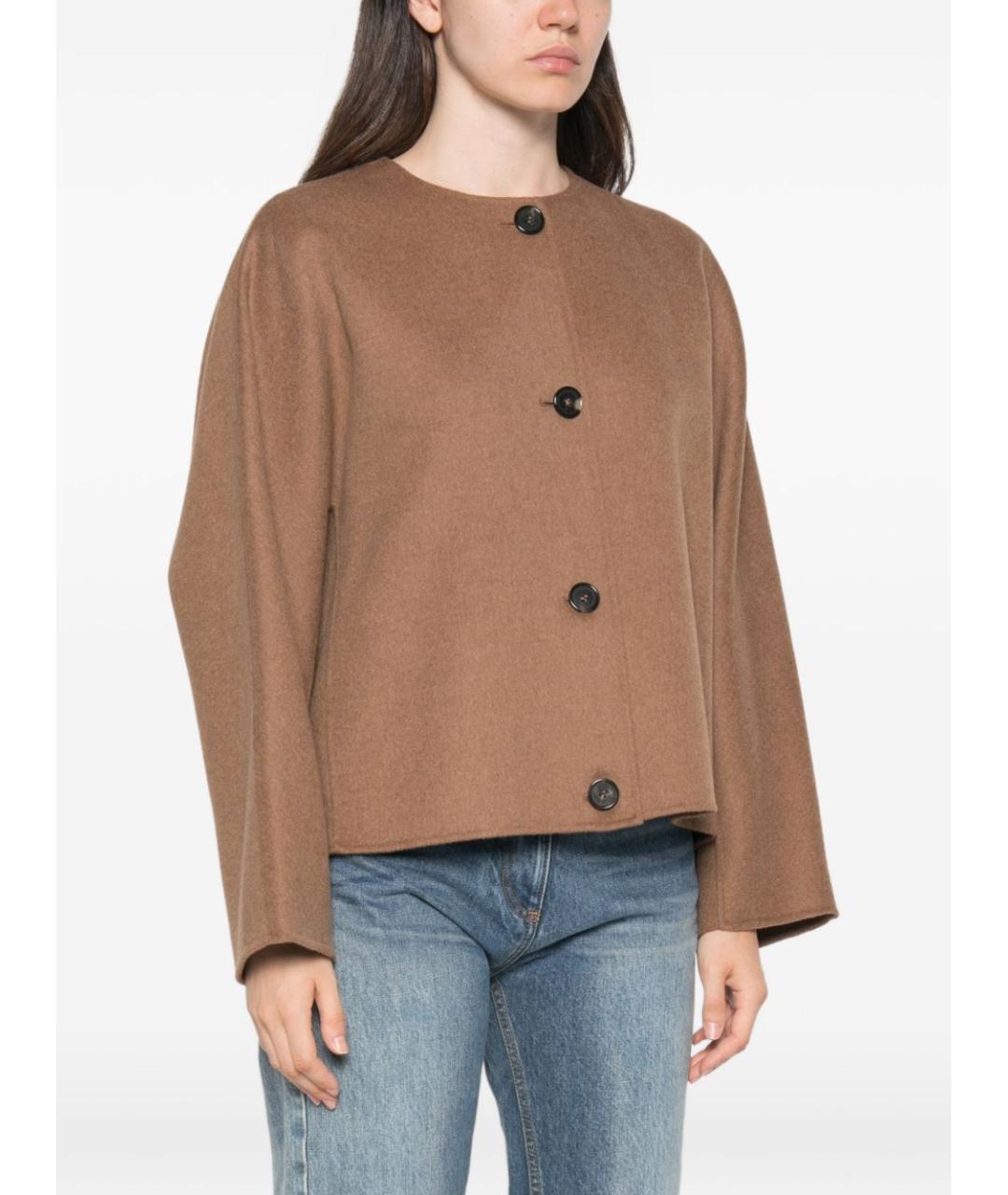 'S MAX MARA Бежевая шерстяная куртка, фото 4