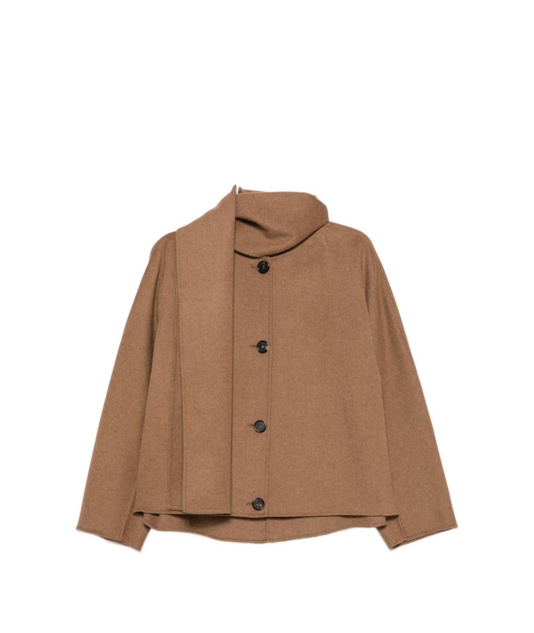 'S MAX MARA Бежевая шерстяная куртка, фото 1