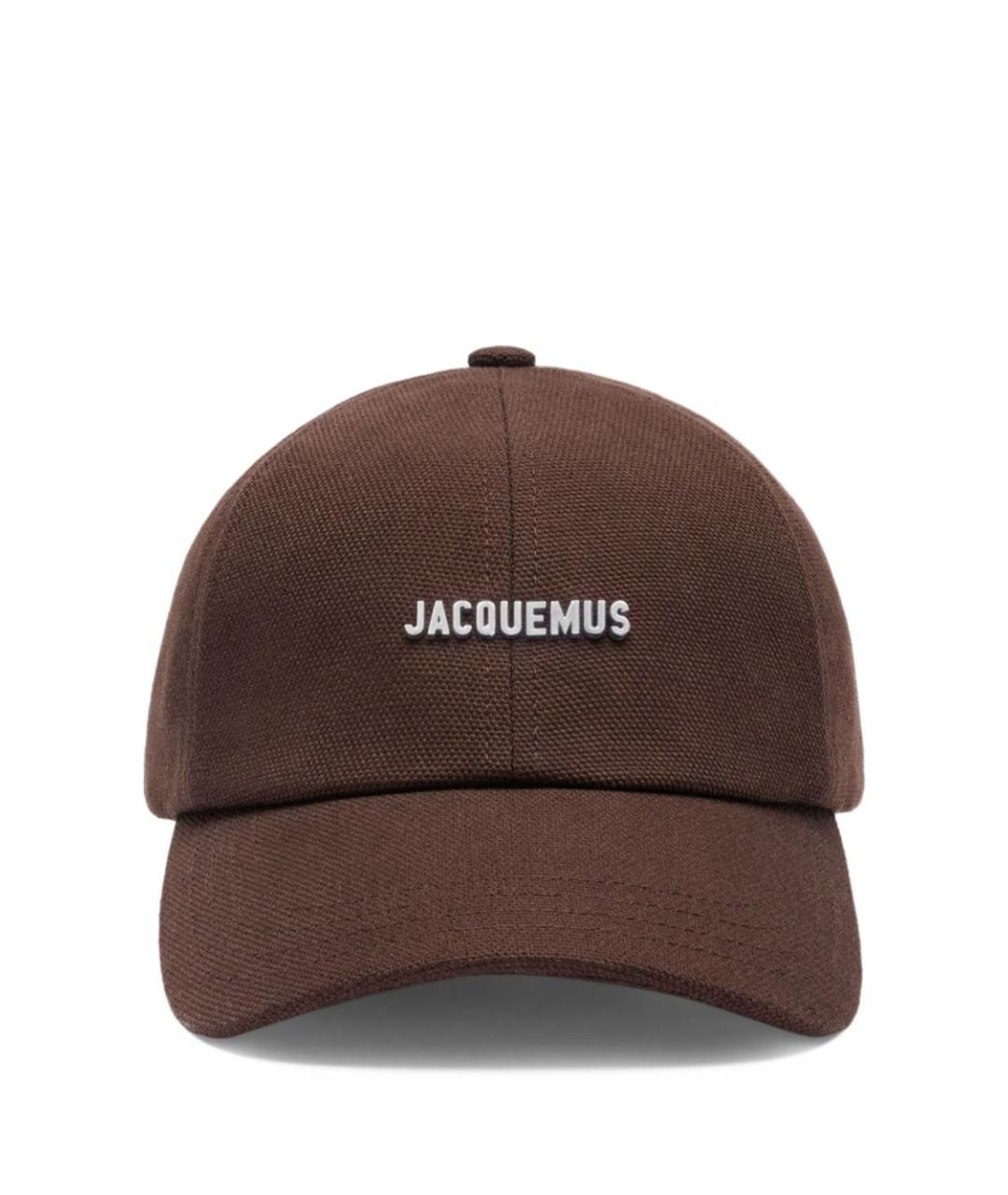 JACQUEMUS Коричневая хлопковая кепка/бейсболка, фото 1