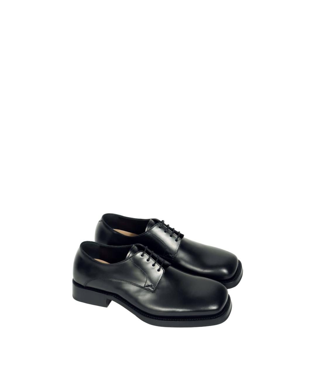 BOTTEGA VENETA Черные кожаные туфли, фото 3