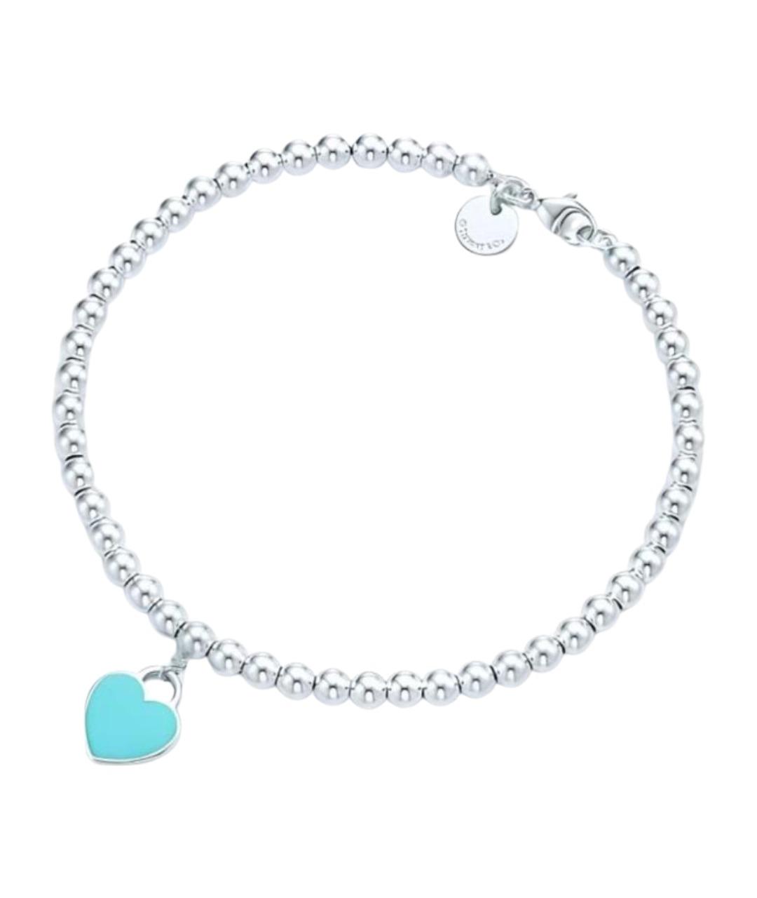 TIFFANY&CO Бирюзовый серебряный браслет, фото 1