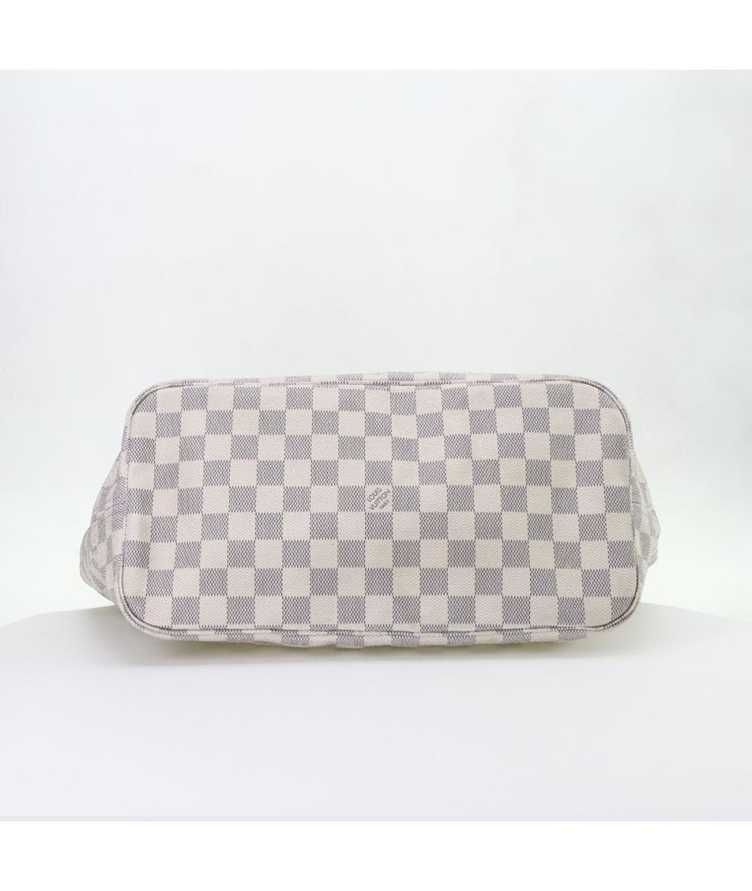 LOUIS VUITTON Белая канва сумка тоут, фото 5