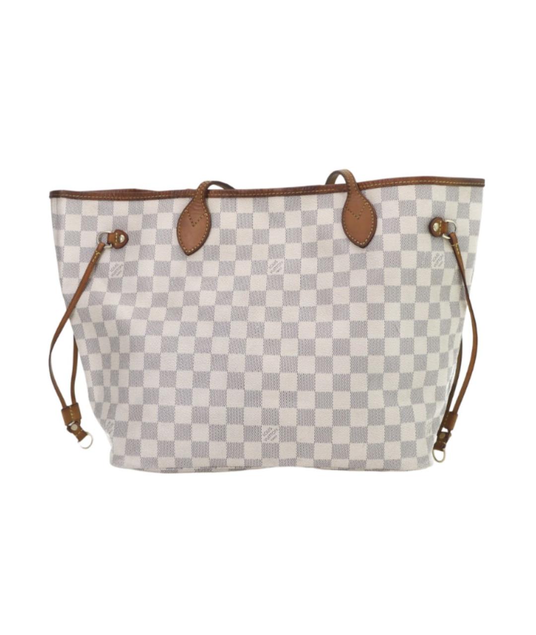 LOUIS VUITTON Белая канва сумка тоут, фото 1