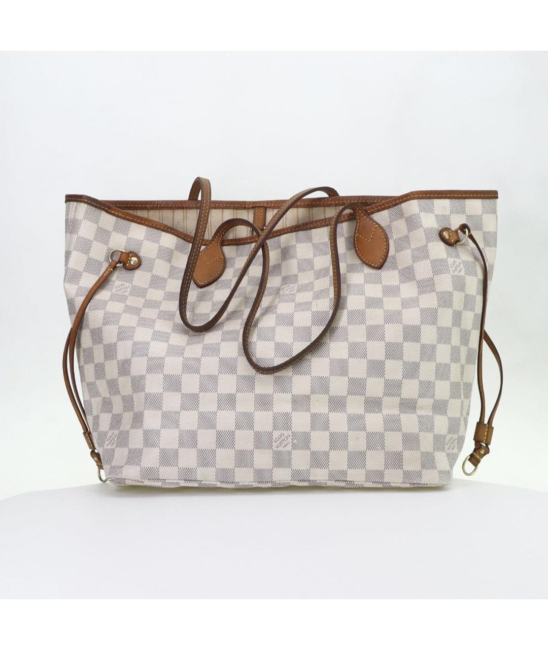 LOUIS VUITTON Белая канва сумка тоут, фото 2