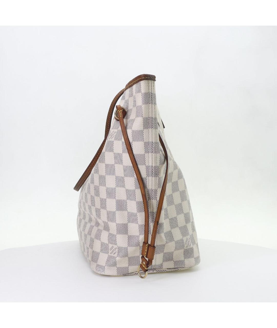 LOUIS VUITTON Белая канва сумка тоут, фото 4