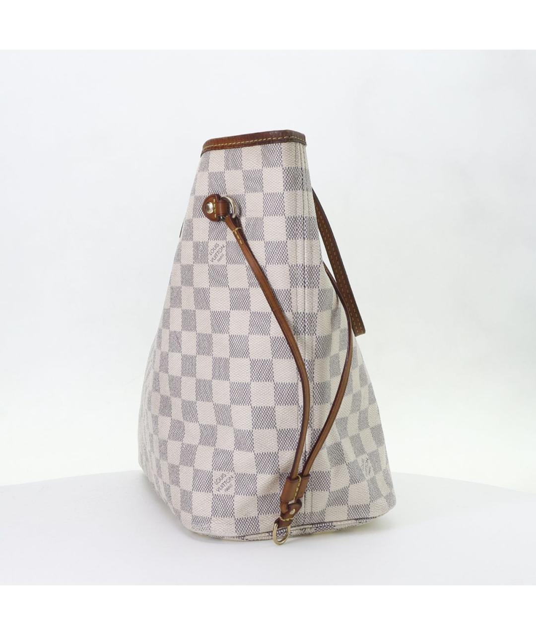 LOUIS VUITTON Белая канва сумка тоут, фото 3