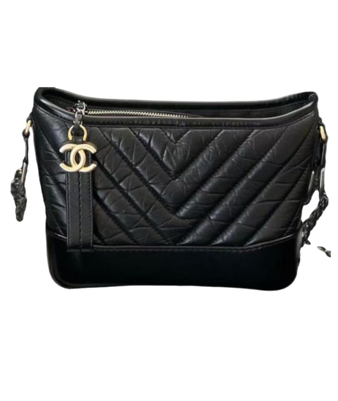 CHANEL Черная сумка через плечо, фото 7
