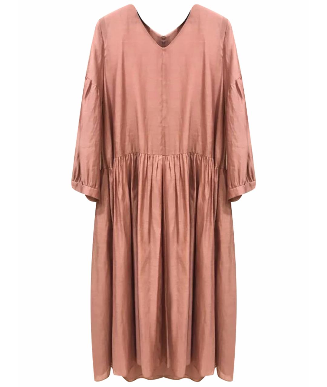 'S MAX MARA Коралловое хлопковое повседневное платье, фото 1