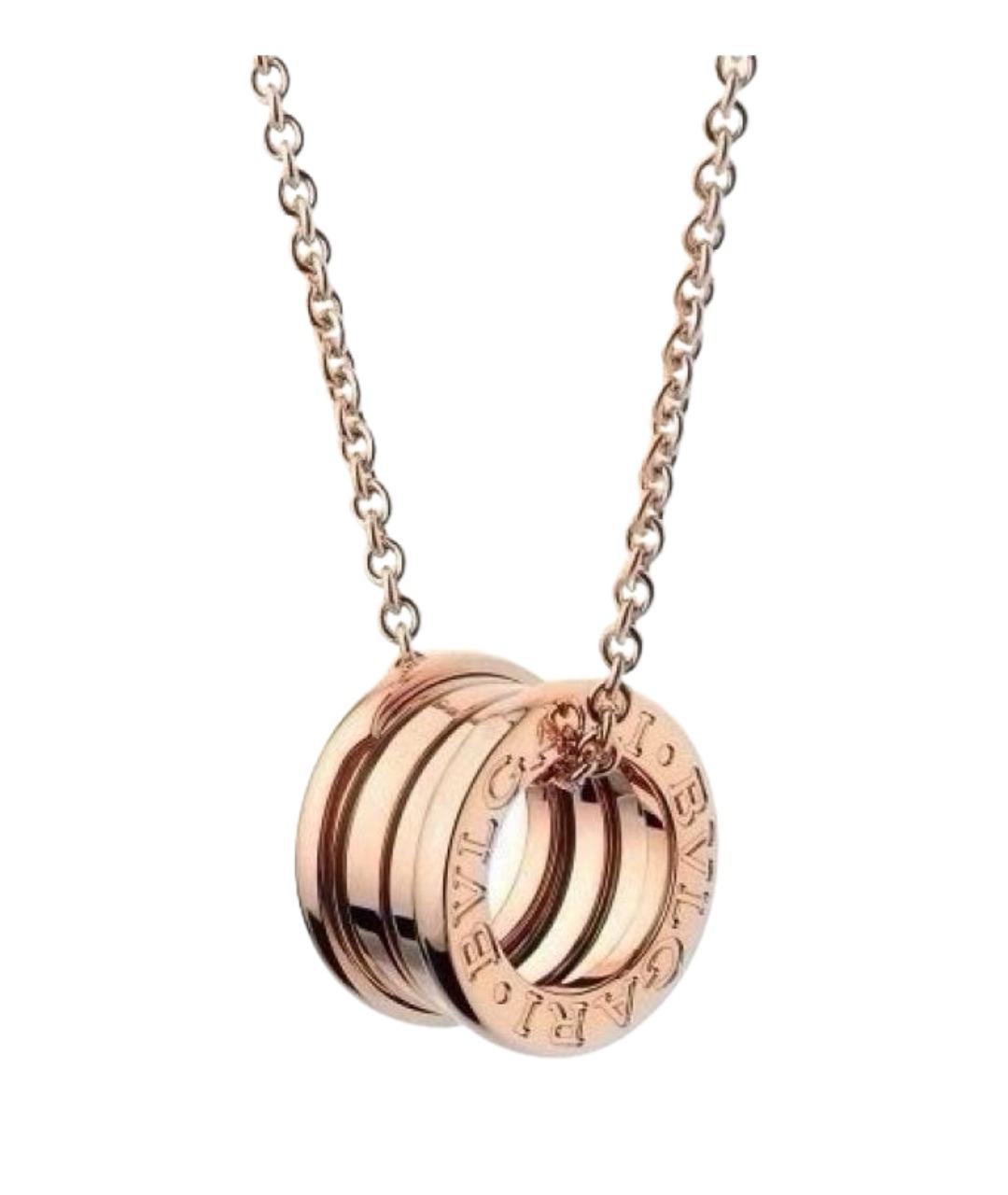BVLGARI Золотая подвеска из розового золота, фото 1