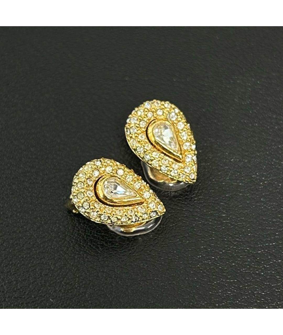 CHRISTIAN DIOR Золотые серьги, фото 2