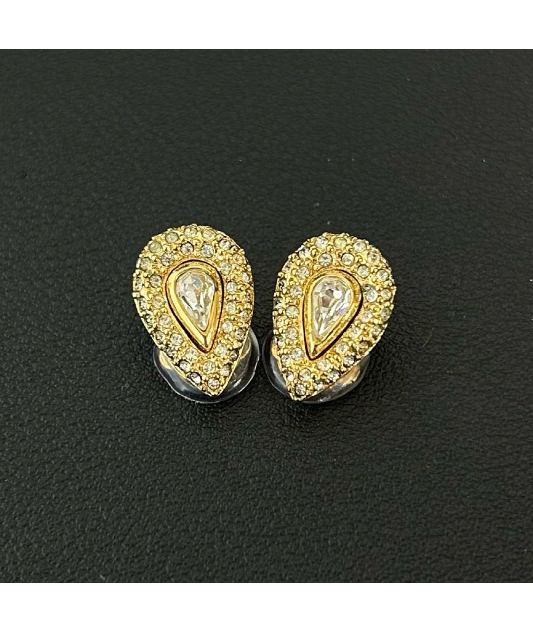 CHRISTIAN DIOR Золотые серьги, фото 5