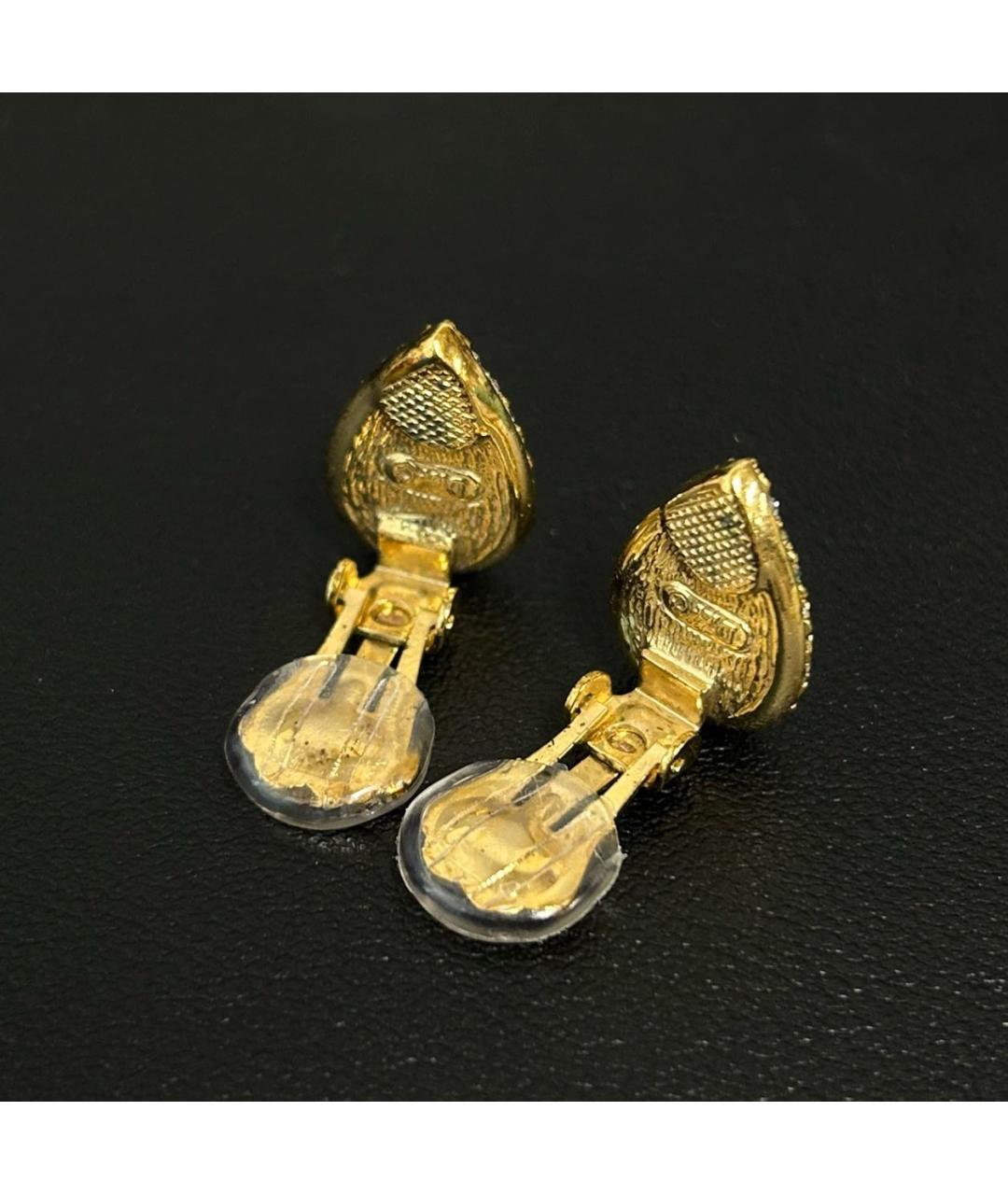 CHRISTIAN DIOR Золотые серьги, фото 3
