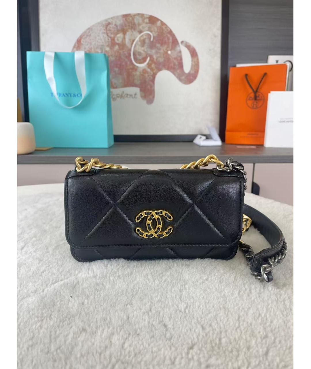 CHANEL Черная сумка через плечо, фото 2