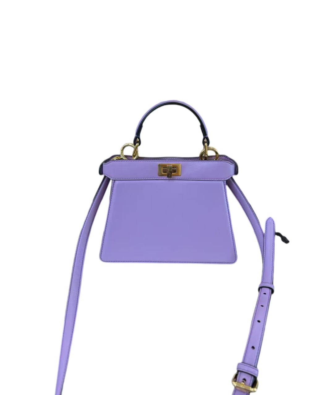FENDI Фиолетовая сумка через плечо, фото 5
