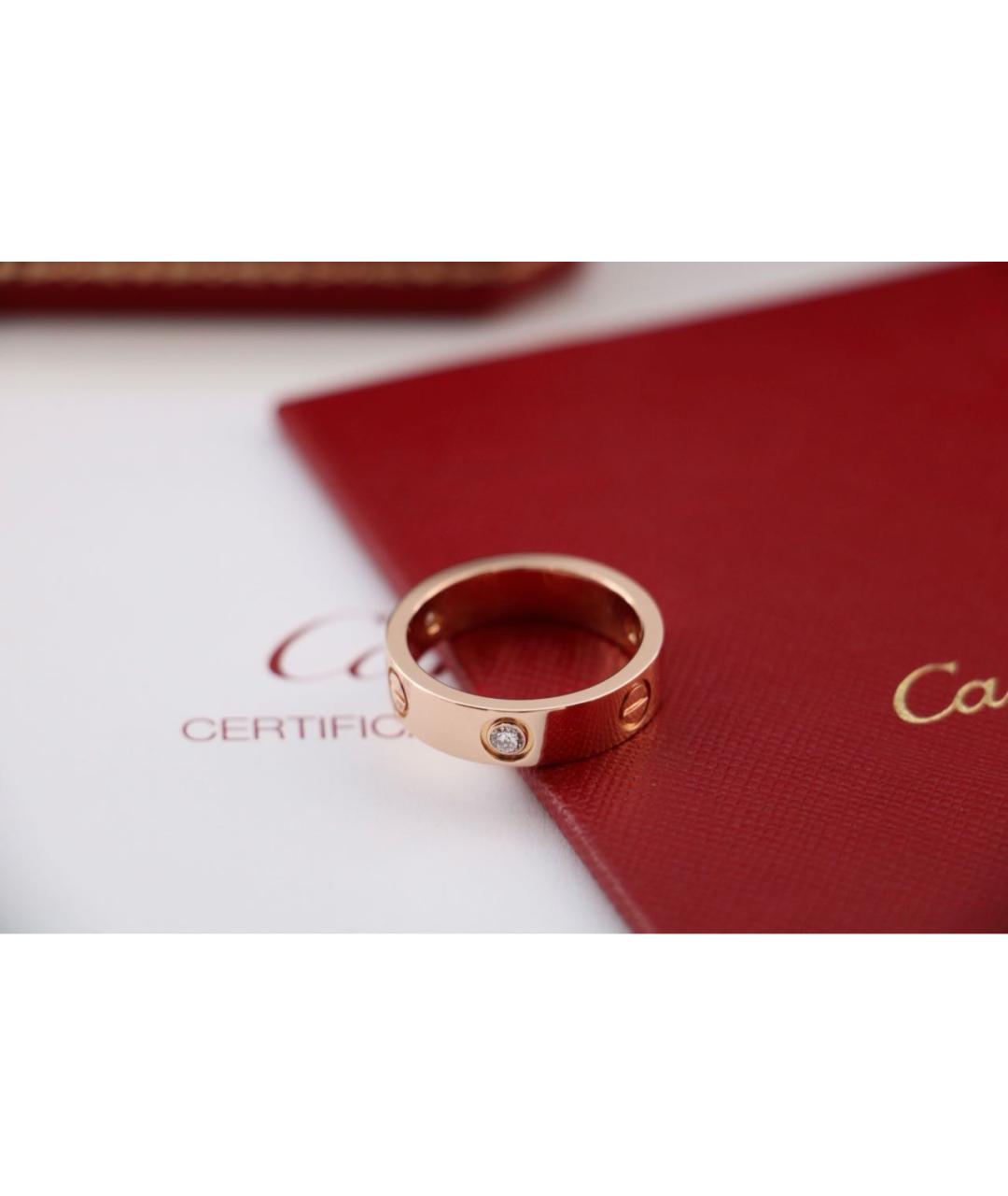 CARTIER Золотое кольцо из розового золота, фото 4